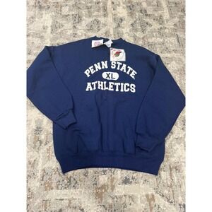 Vintage Penn State Athletics Sweatshirt Artex Navy Blue 90s NWT‎ USA Large